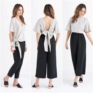 Vetta The Wrap Top Sand Stripe XS